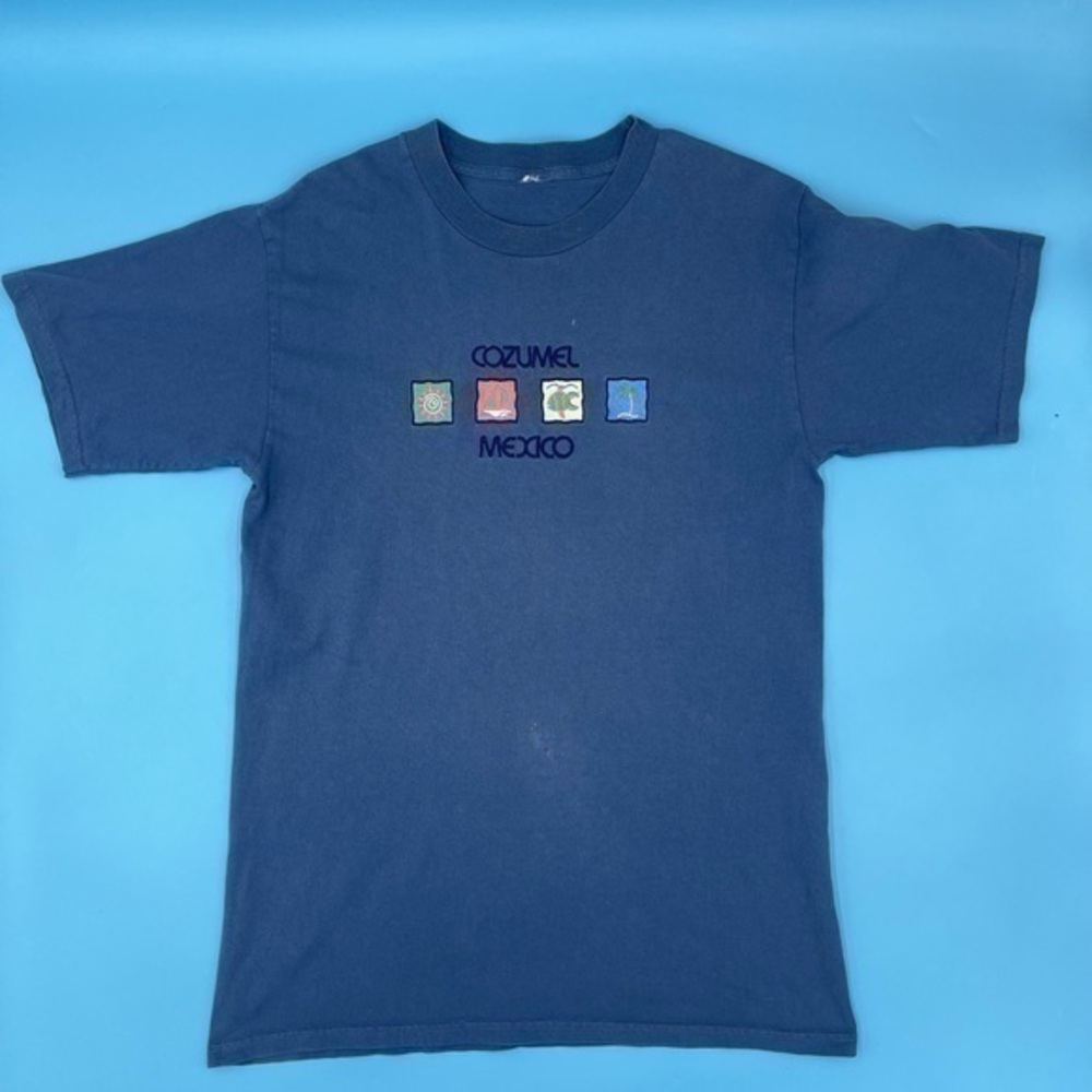 Cozumel Mexico Embroidered T-Shirt